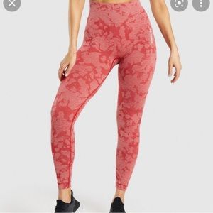 Gymshark Adapt Camo Seamless Leggings, Like New, Small